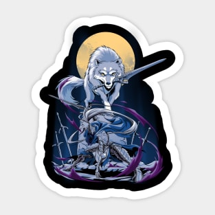 Night hunters Sticker